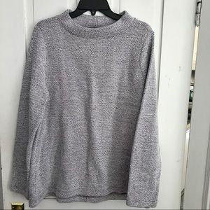 NWT LOFT Boucle Standing Collar Sweater